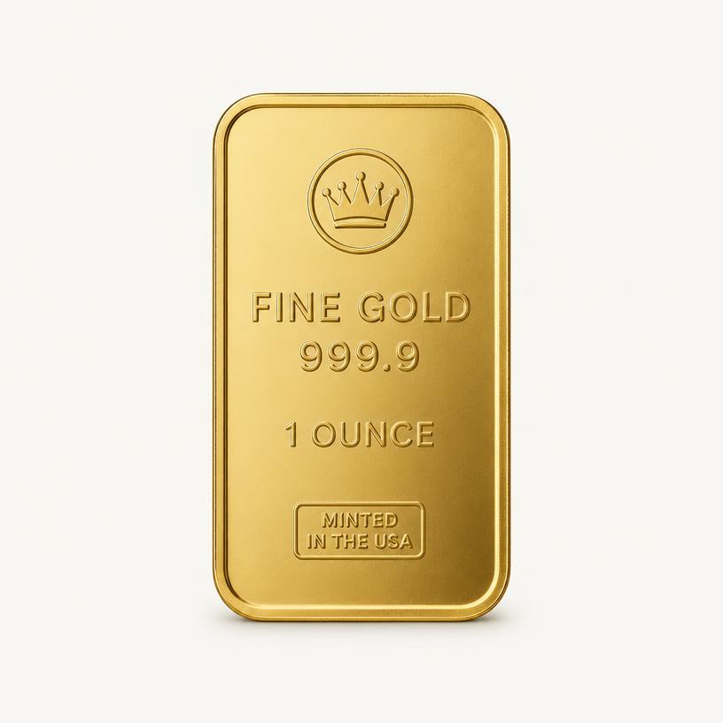1 oz Fine Gold Bar